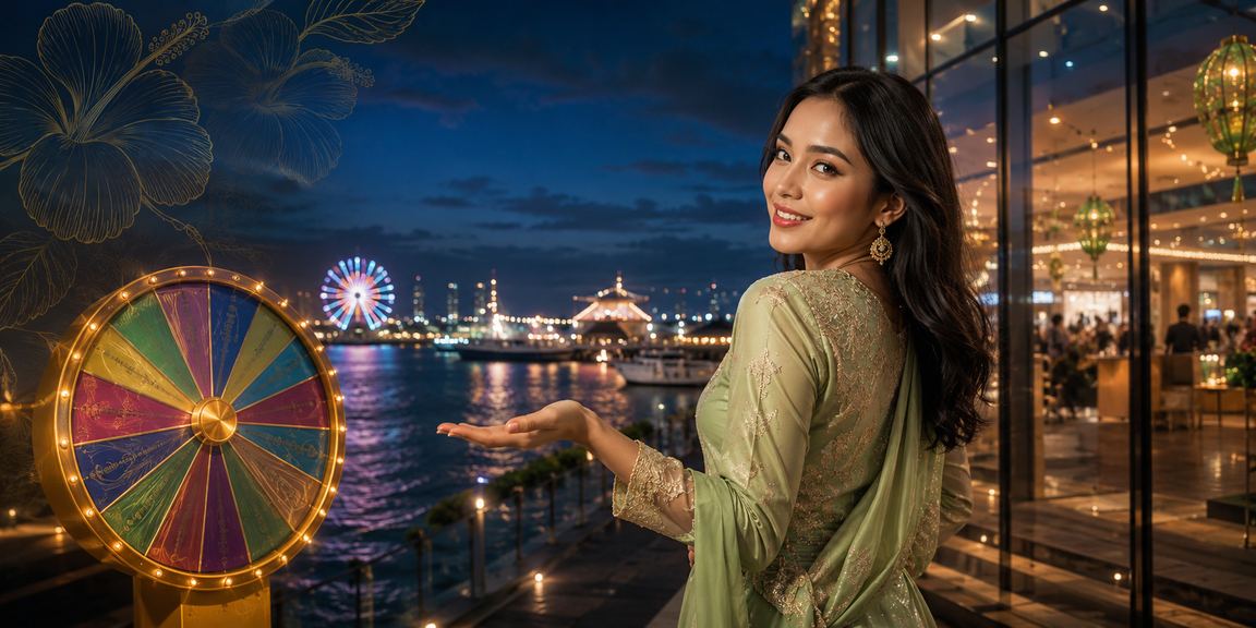 Suasana Hari Raya dengan permainan roulette dalam talian platform 205 Malaysia