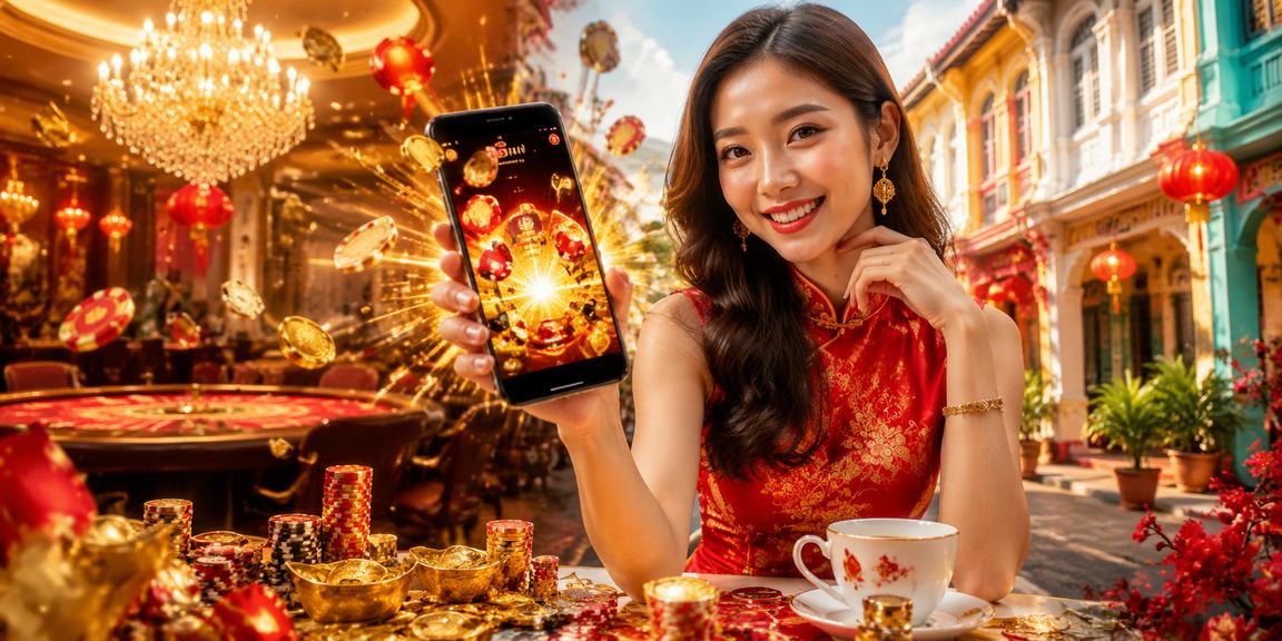 Pengguna Pulau Pinang membuat deposit untuk permainan roulette kasino melalui aplikasi 205