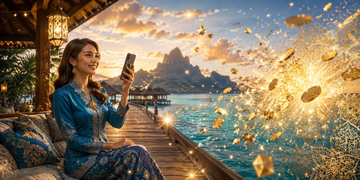 Pengguna Malaysia log masuk ke platform 205 menggunakan telefon pintar